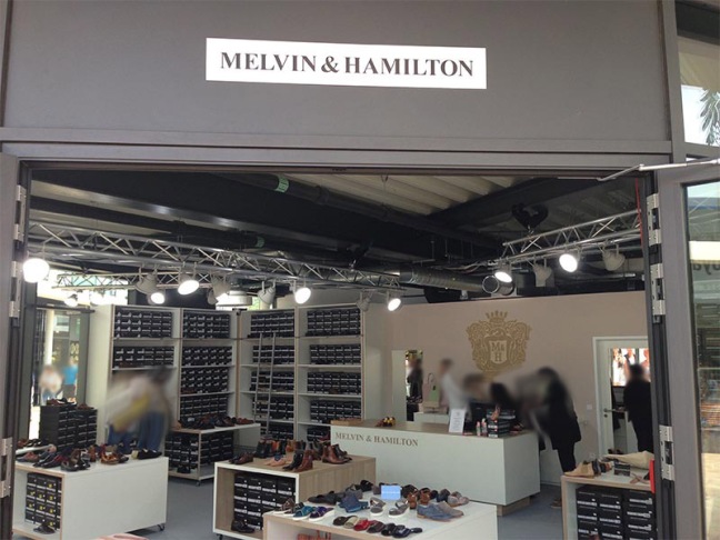 Fashion Outlet Montabaur Geschäft Melvin&Hamilton
