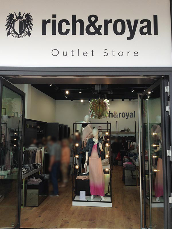 Fashion Outlet Montabaur Geschäft rich&royal
